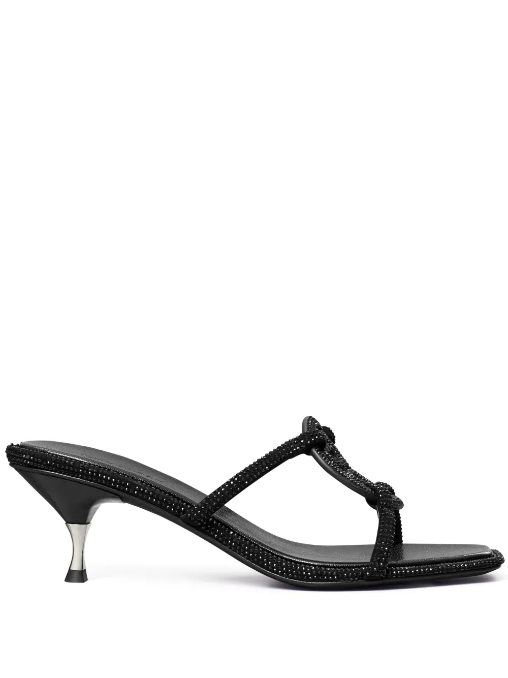 Мюли Miller 55 с кристаллами Tory Burch, черный