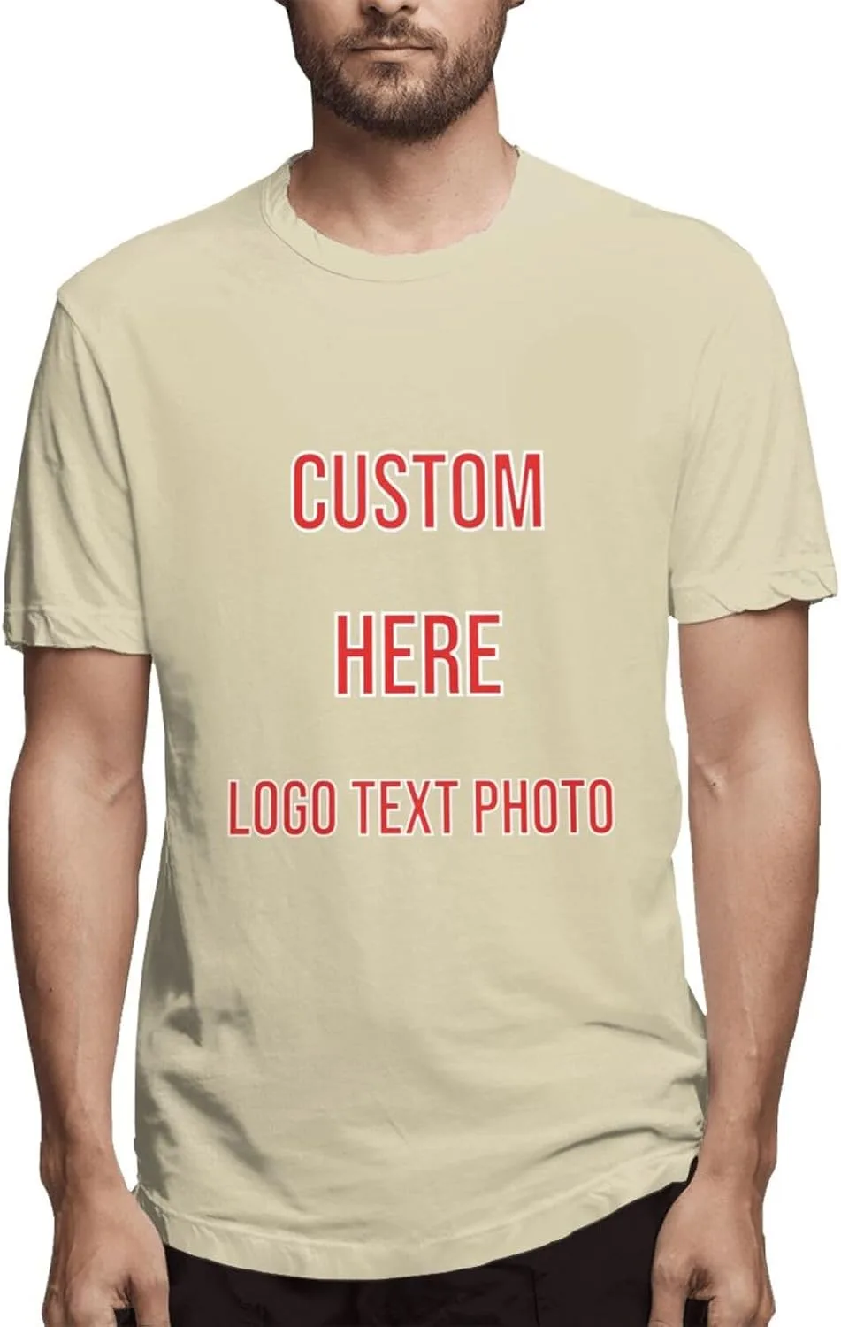 Футболка Custom с принтом для мужчин — фото 4