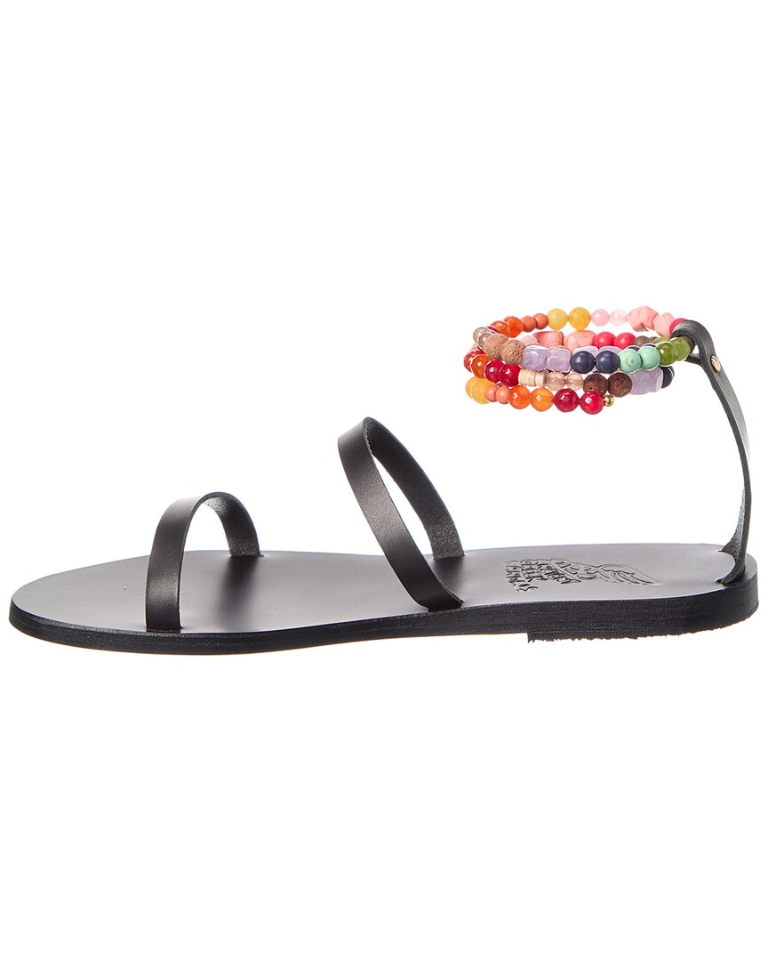 Древнегреческие сандалии Smirni Кожаные сандалии Ancient Greek Sandals, черный — фото 2