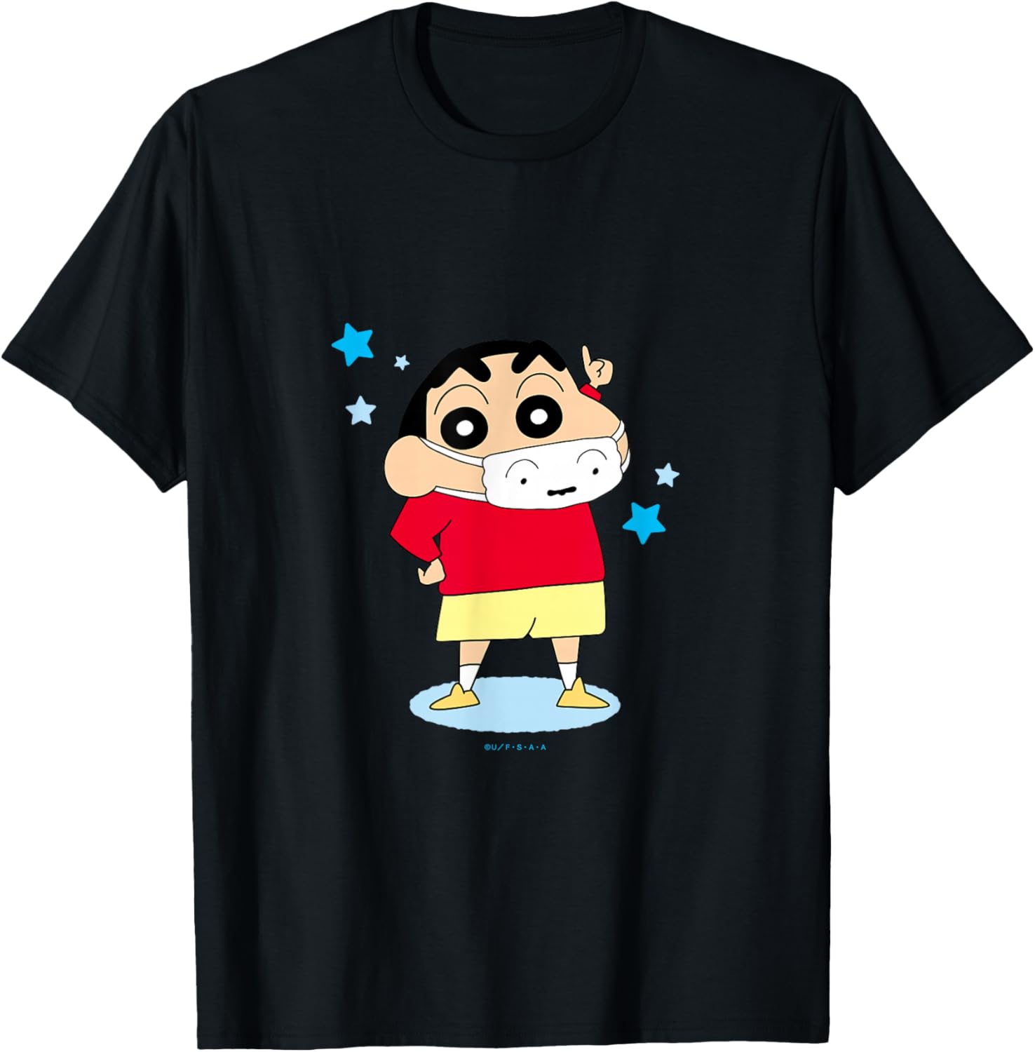

Футболка Crayon Shin-chan Slaying Luck Ora's Super Sake (No Saying) Crayon Shinchan, черный