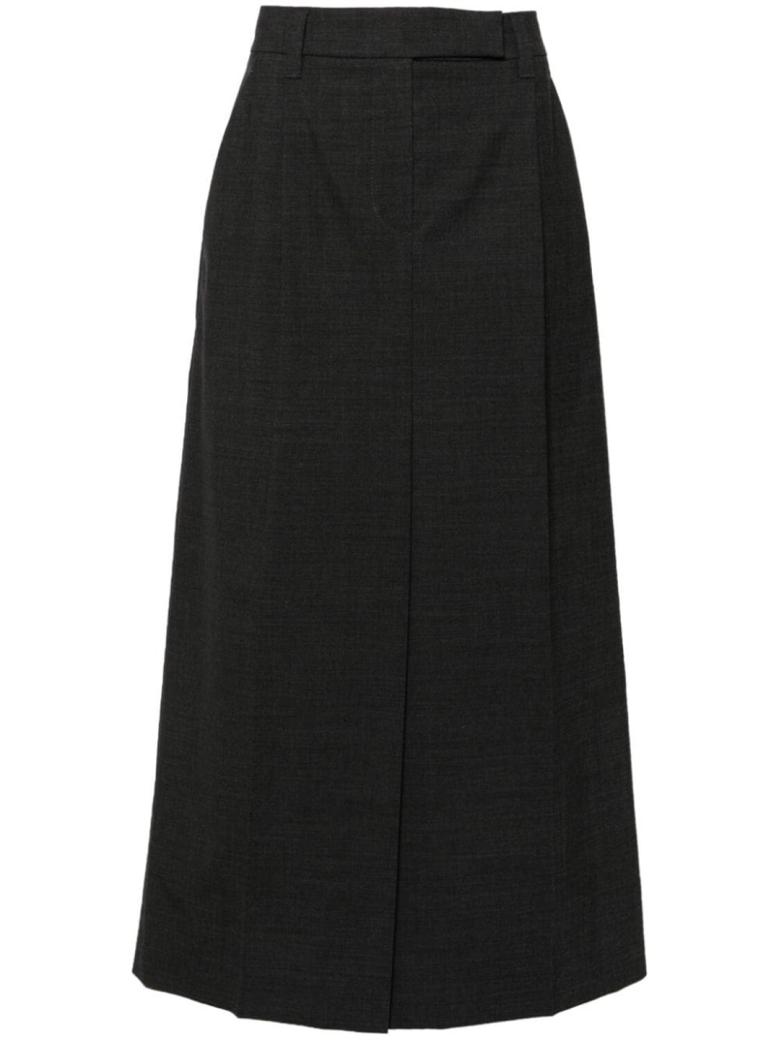 

Brunello Cucinelli юбка макси Sartorial, серый