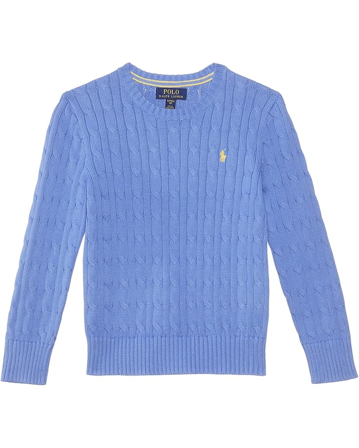 

Свитер Polo Ralph Lauren Kids Cable-Knit Cotton Sweater, цвет Harbor Island Blue