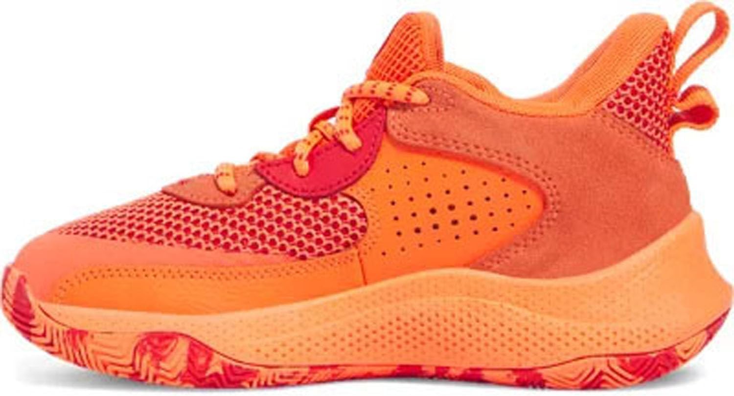 

Кроссовки Under Armour Unisex-Child Pre School Curry 3z 24 Suede, красный