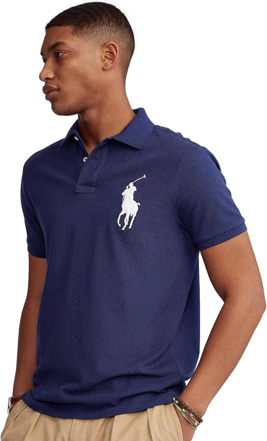 

POLO RALPH LAUREN Мужская классическая поло с сеткой Big Pony, Ralph Lauren Navy Blue, Синий, POLO RALPH LAUREN Мужская классическая поло с сеткой Big Pony, Ralph Lauren Navy Blue