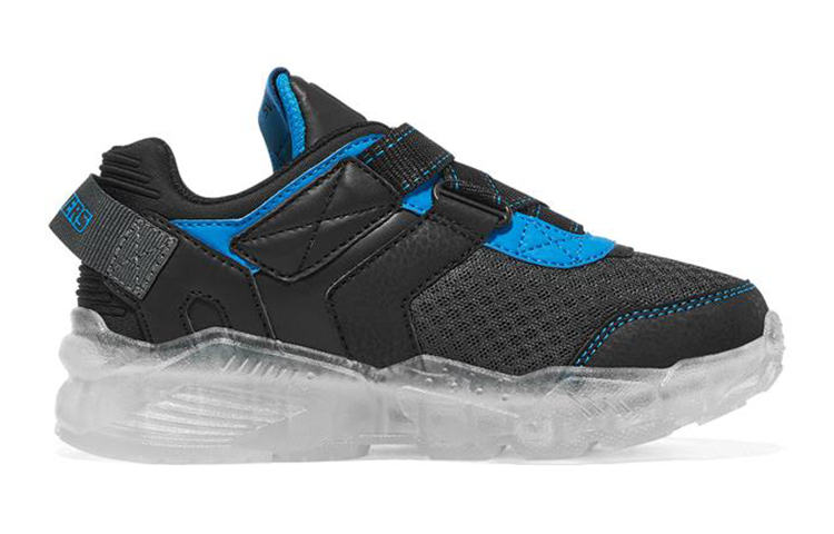 Skechers Детские кроссовки Arctic Tron Low Top, черные с синими, для подростков — фото 4