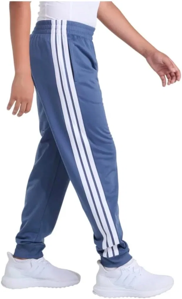 Детские спортивные брюки Adidas Essential с эластичным поясом и тремя полосками, Preloved Ink Lt Navy — фото 2