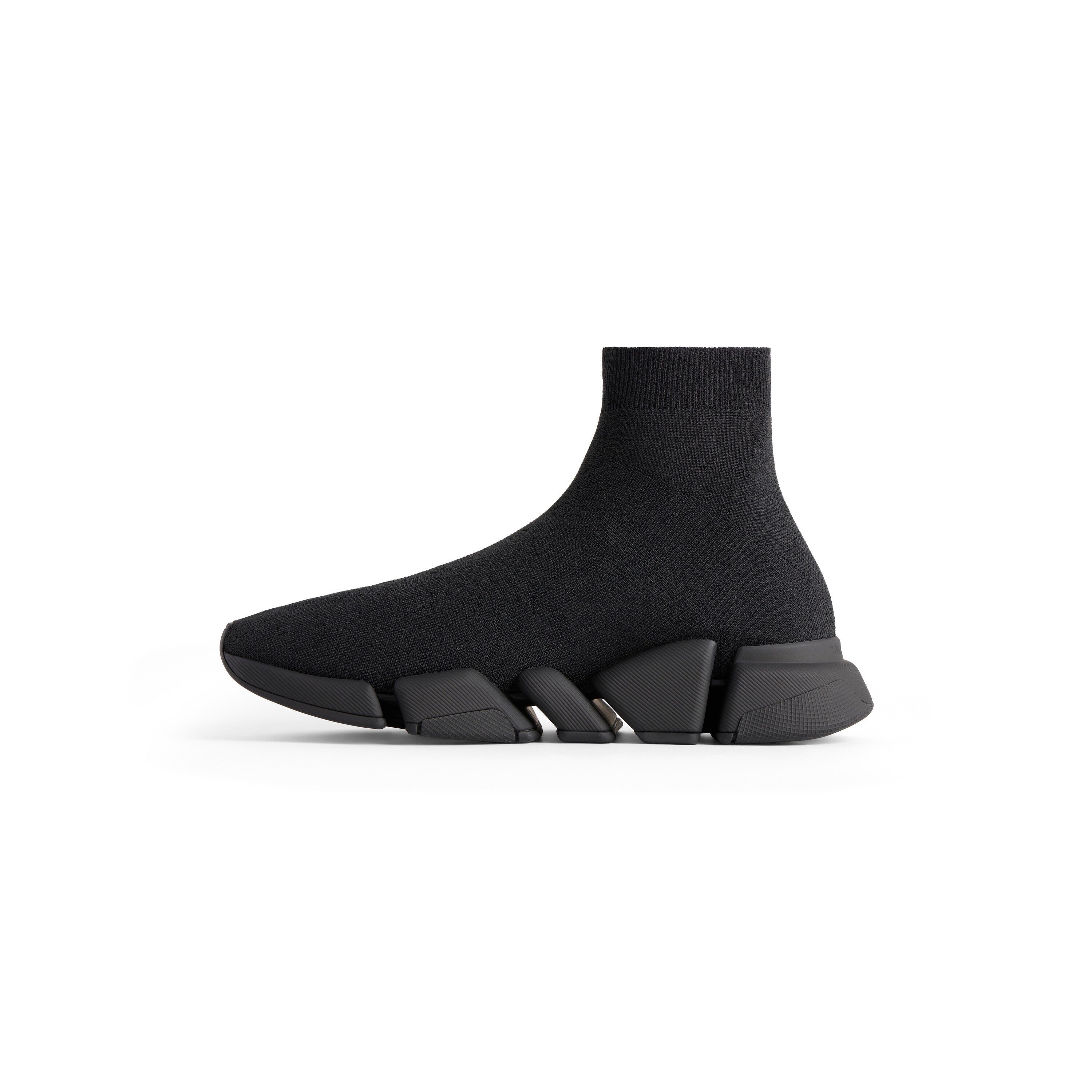 Кроссовки Speed 2.0 из переработанного трикотажа BALENCIAGA, черный — фото 4