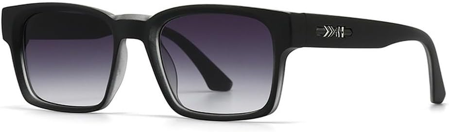 

Модные женские солнцезащитные очки с градиентным переходом цвета UV400, ретро-очки с заклепками, модные мужские солнцезащитные очки темно-зеленого цвета HVTVTLA, Black Gray Gradient