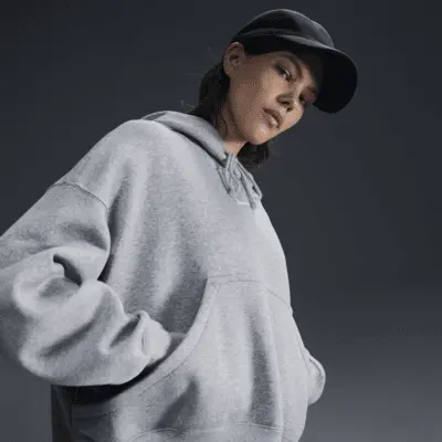 

Худи Nike Sportswear Phoenix Fleece, цвет Dark Grey Heather/Sail