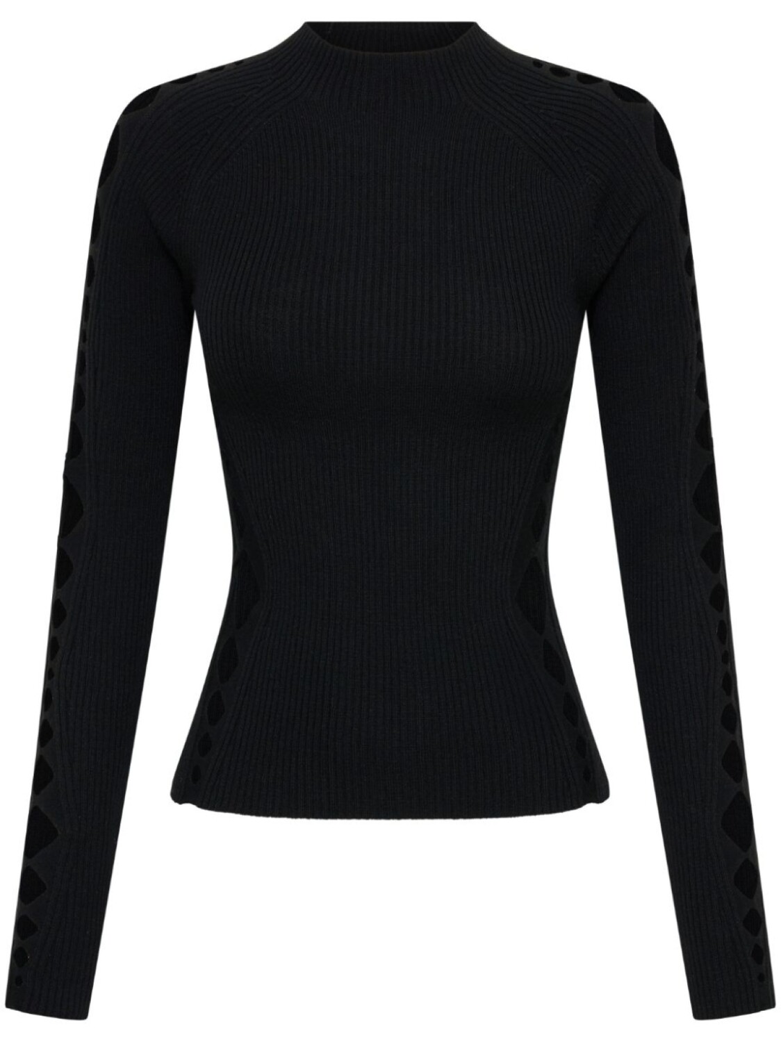 

Шерстяной джемпер Snake Diamond Skivvy Dion Lee, черный