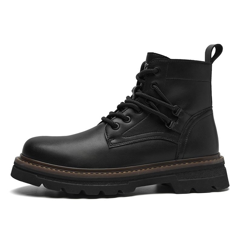 

Мужские черные ботинки Martin Boot SEPTWOLVES, черный (стандартный размер кожаной обуви)