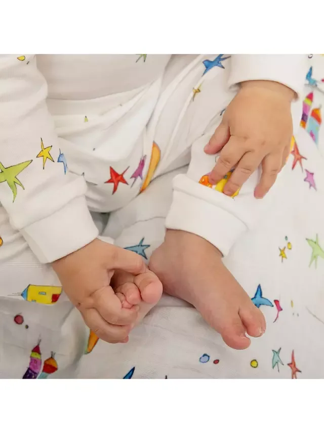 Комбинезон Cotton Flying Edna, нейтральный/разноцветный From Babies with Love — фото 3