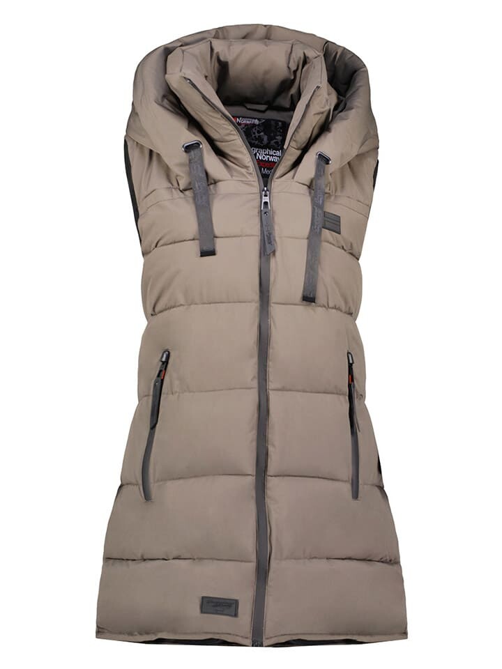 

Стеганый жилет Geographical Norway Steppweste Dolbar, серо-коричневый