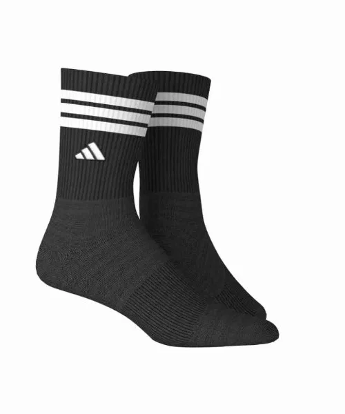 Мягкие носки Adidas средней длины с тремя полосками — фото 4