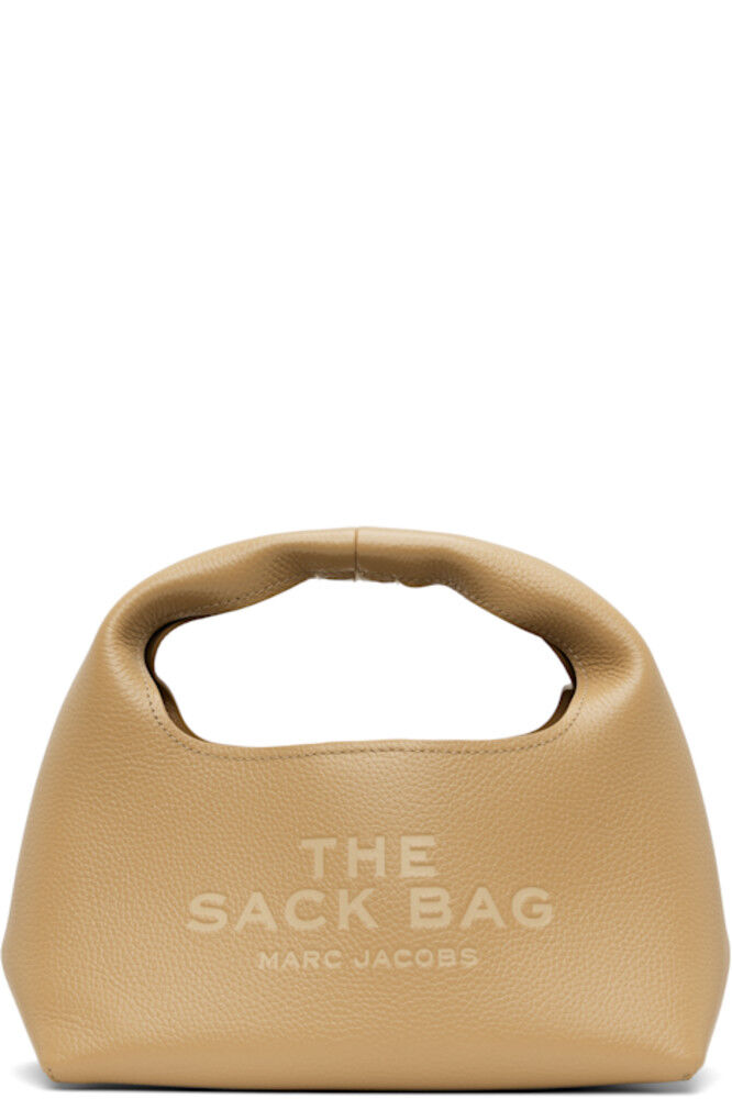 

Бежевая сумка-тоут «The Mini Sack» Marc Jacobs