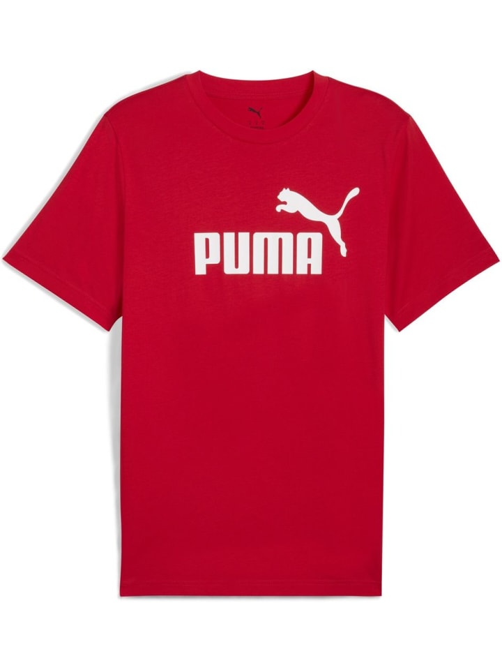 

Футболка ESS No.1 Logo Tee красного цвета Puma, Красный, Футболка ESS No.1 Logo Tee красного цвета Puma