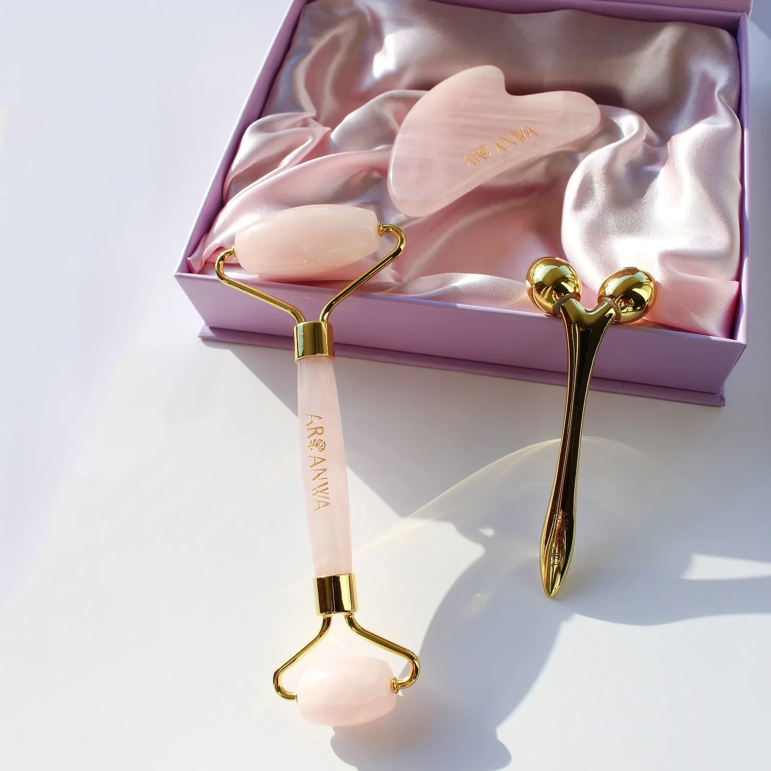 Аксессуары для массажа, набор для фейс-йоги, розовый Ari Anwa Skincare, 290 гр — фото 2