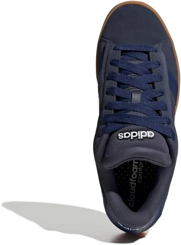 Кроссовки мужские adidas Grand Court Alpha, цвет Shadow Navy/Dark Purple/Gum — фото 3