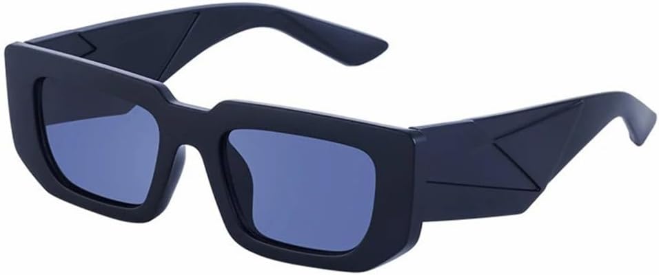 

Модные маленькие прямоугольные солнцезащитные очки в винтажном классическом стиле для мужчин и женщин, солнцезащитные очки с защитой от УФ-излучения UV400 MTZJH, Matte Black