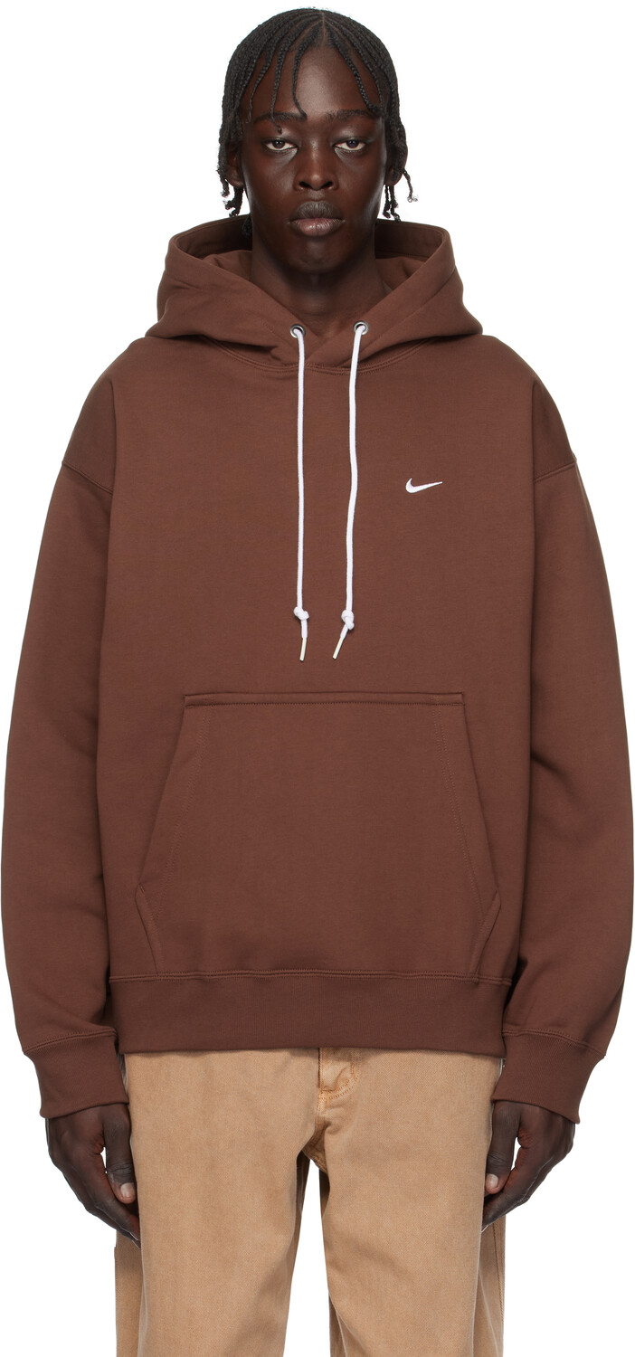 

Толстовка Solo Swoosh бордового цвета Nike