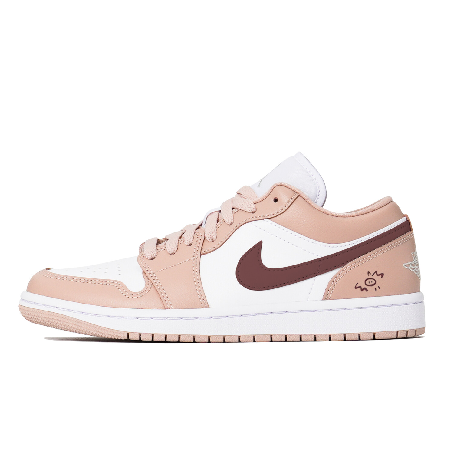 

Кроссовки Air Jordan 1 Vintage Basketball Shoes Unisex Low-top White, белый