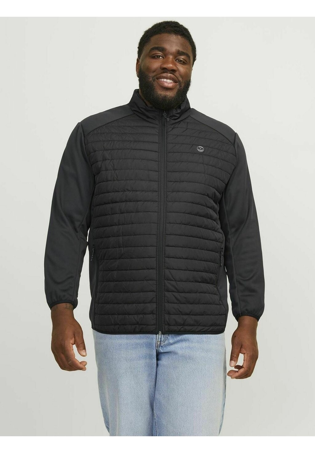 

Зимняя куртка PLUS SIZE Jack & Jones, черный