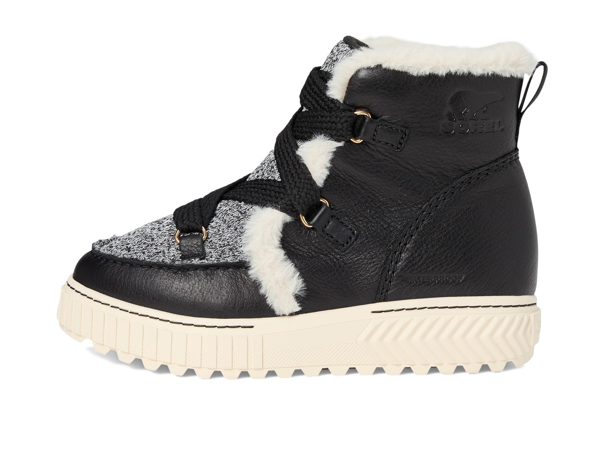 Ботинки женские SOREL Ona Ave Alpine Boots водонепроницаемые комбинированные, черный — фото 4