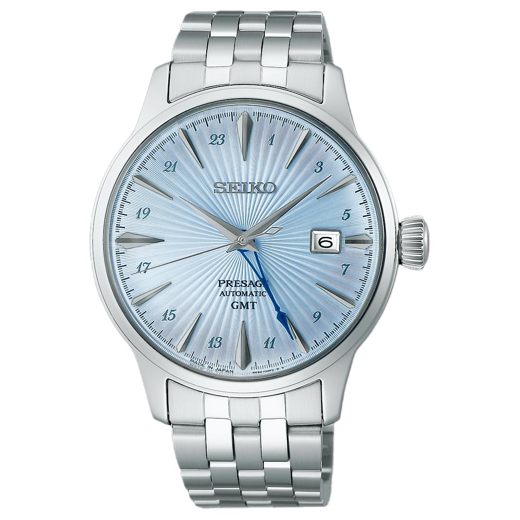 

SEIKO Часы Automatic/Manual Mechanical Movement Stainless Steel Strap Watch 40.5mm Men's Watch Blue Dial, Blue Dial
