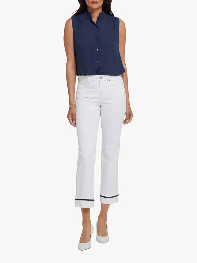 

Джинсы Marilyn с контрастной окантовкой NYDJ, Optic White