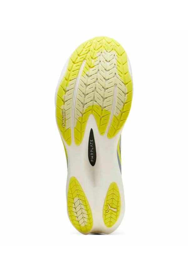 Кроссовки для бега по шоссе deviate nitro 4 Puma, Vibrant Silver-Lux Lime — фото 3