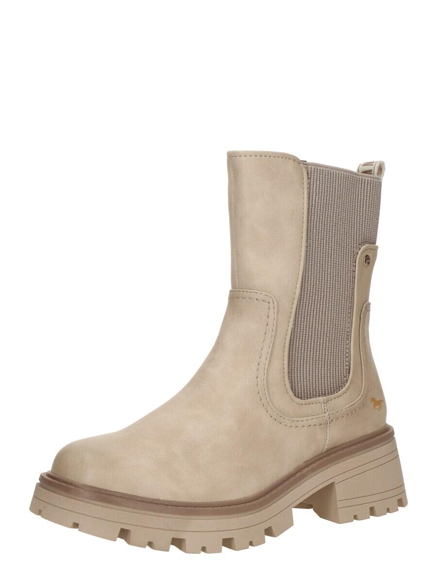 Классические ботильоны MUSTANG Ankle Boots, экрю
