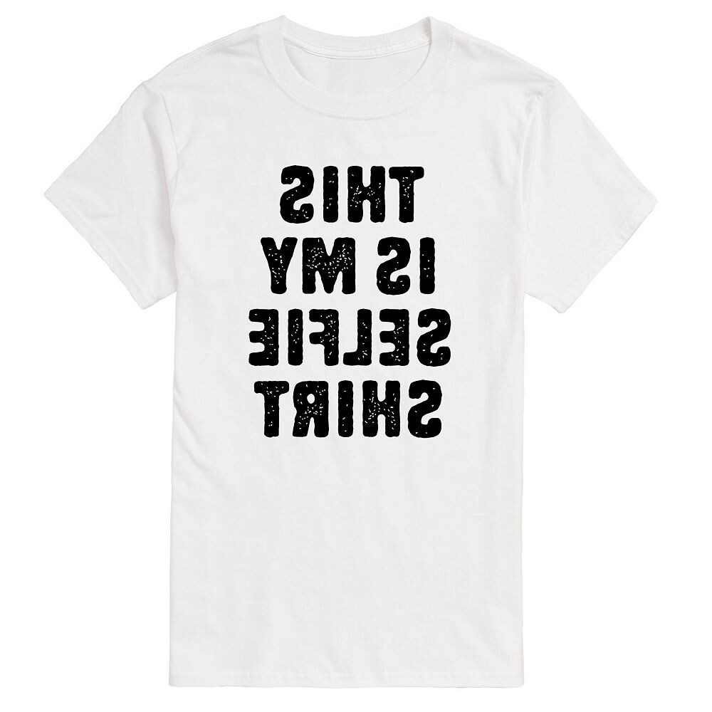 

Мужская футболка с рисунком This Is My Selfie Shirt Licensed Character, белый