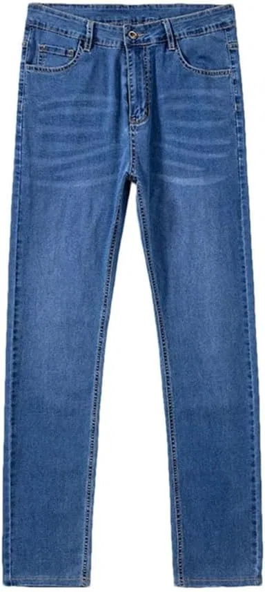 Джинсы Slim Straight, темно-синий