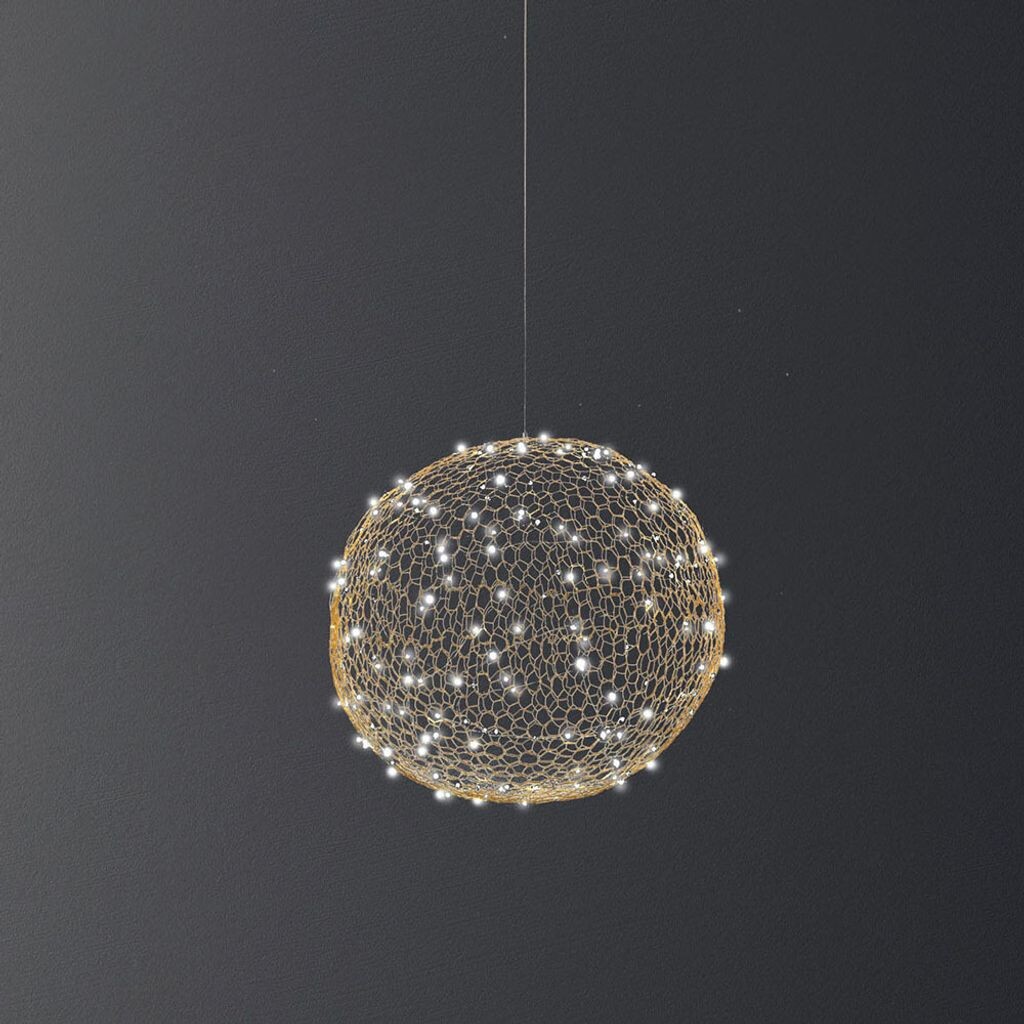 

Подвесной светодиодный светильник Fabas Luce Sumter Ø 50см Ball Gold