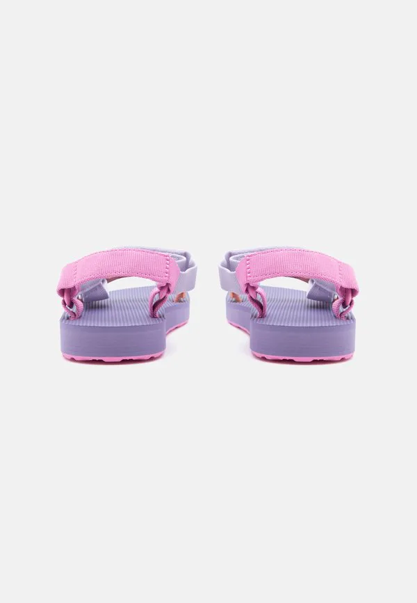 Оригинальные универсальные сандалии для ходьбы унисекс Teva, Fuchsia/Pink/Multi-Coloured — фото 3