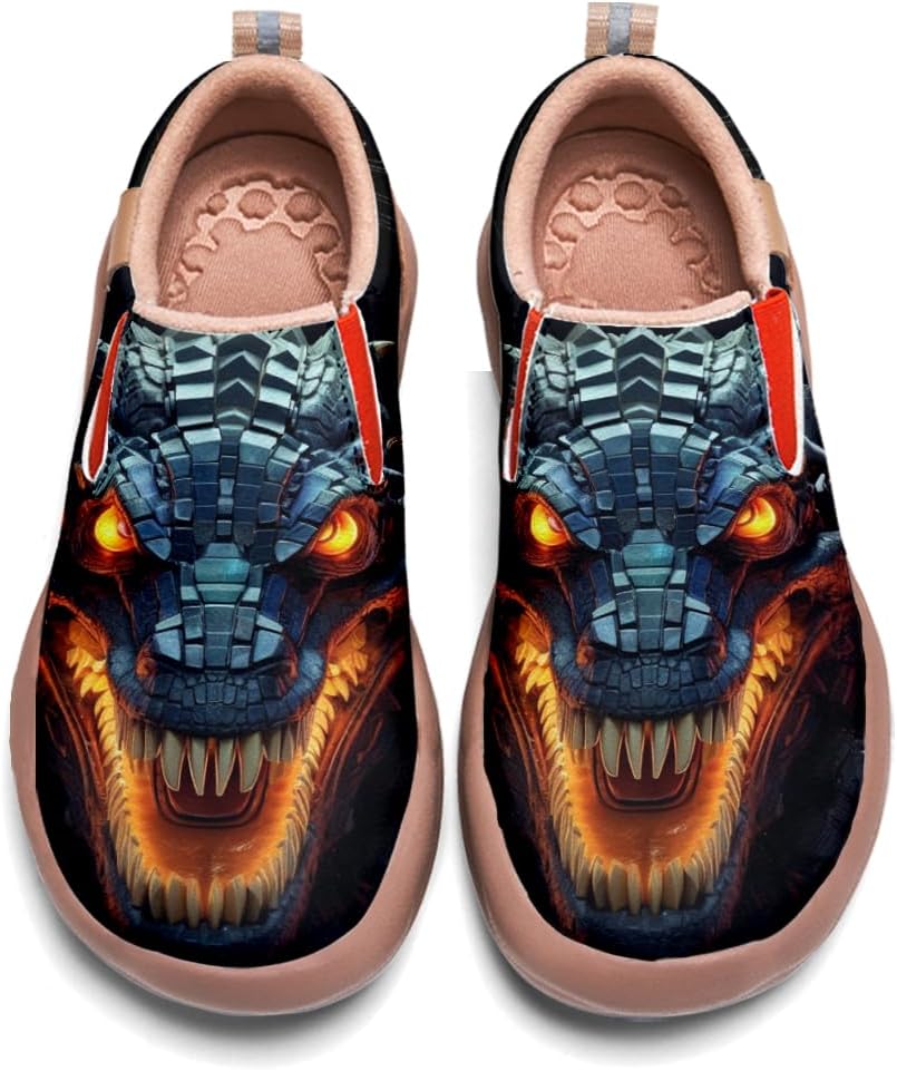 

Мужские повседневные лоферы Onehorse на шнуровке, кожаные кроссовки, удобные и легкие, с легкой надевкой, с художественной росписью, для путешествий, Mechanical Organisms - N4