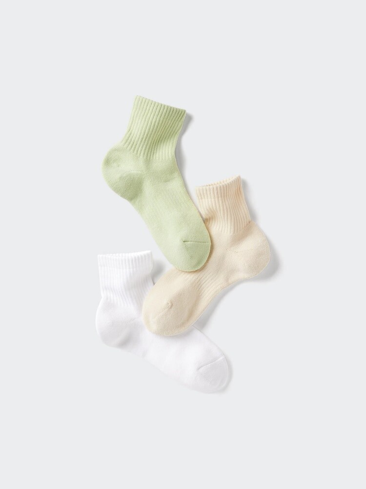 

Носки, 3 пары Uniqlo, цвет 51 зеленый