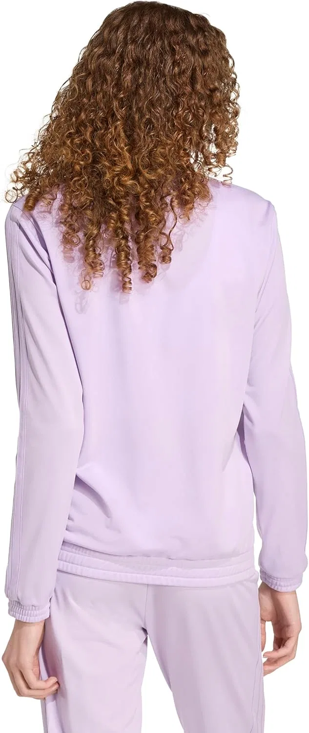 Женская ветровка adidas Tricot 3-stripes, Powder Plum — фото 3