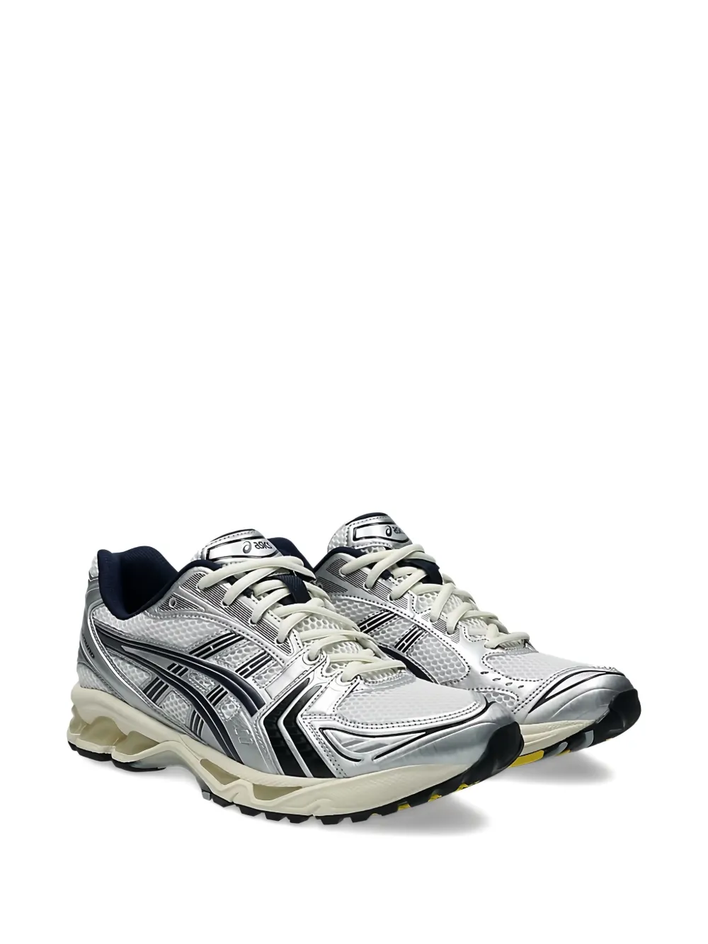 Кроссовки Gel-Kayano 14 White/Midnight Navy ASICS, серебяный — фото 2