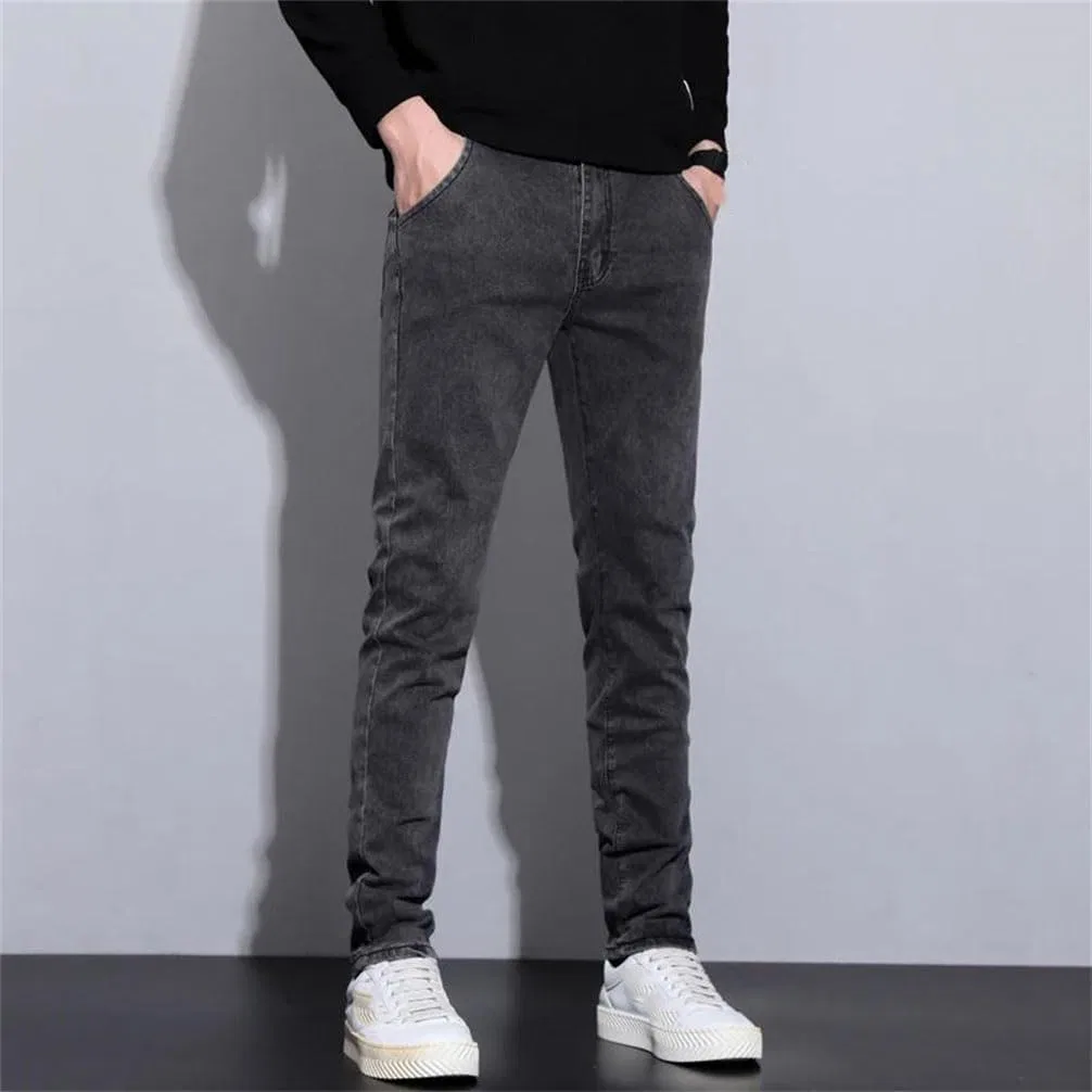 Джинсы, Cotton Washed Denim, Blackgray9 — фото 4