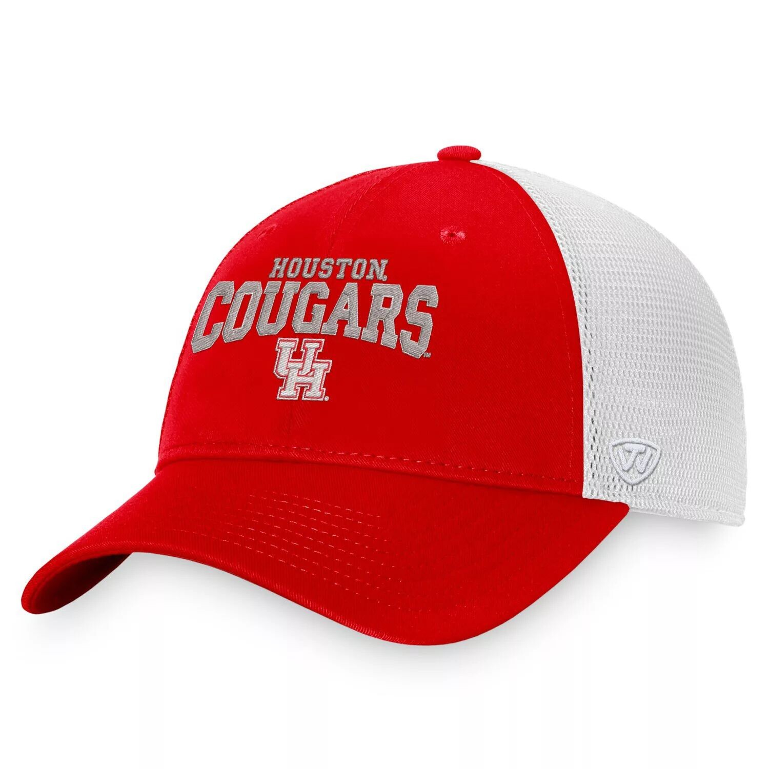 

Мужская кепка Top of the World Red Houston Cougars Breakout Trucker Snapback