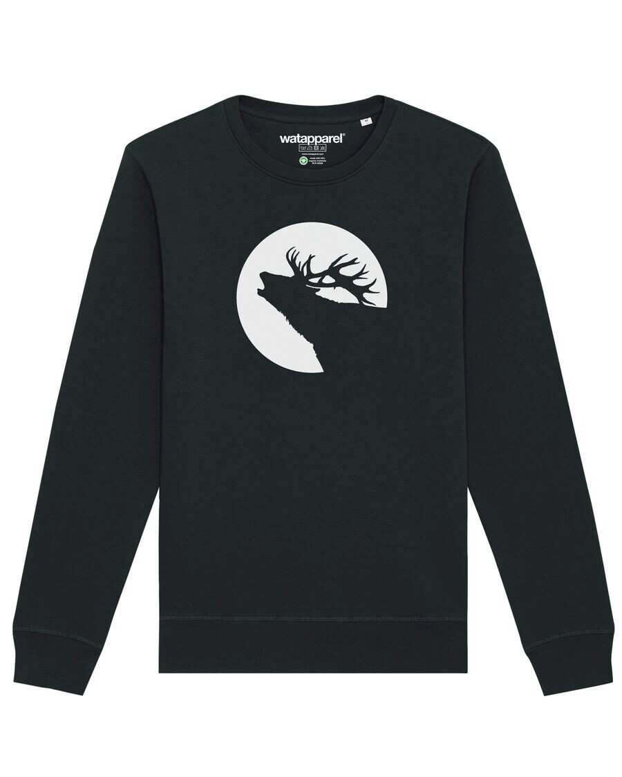 

Свитер Watapparel Sweatshirt Röhrender Hirsch, черный