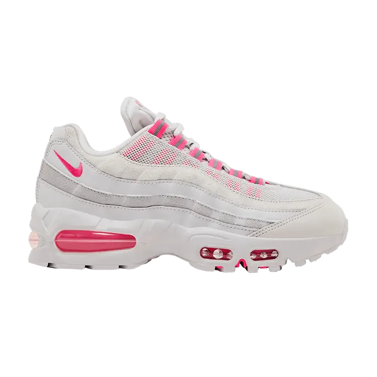 Кроссовки Nike Wmns Air Max 95 OG 'Vast Grey Hyper Pink', кремовый