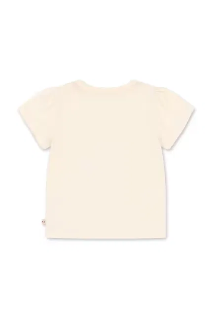 Футболка с коротким рукавом FAMO PUFF TEE Konges Sløjd, бежевый — фото 2