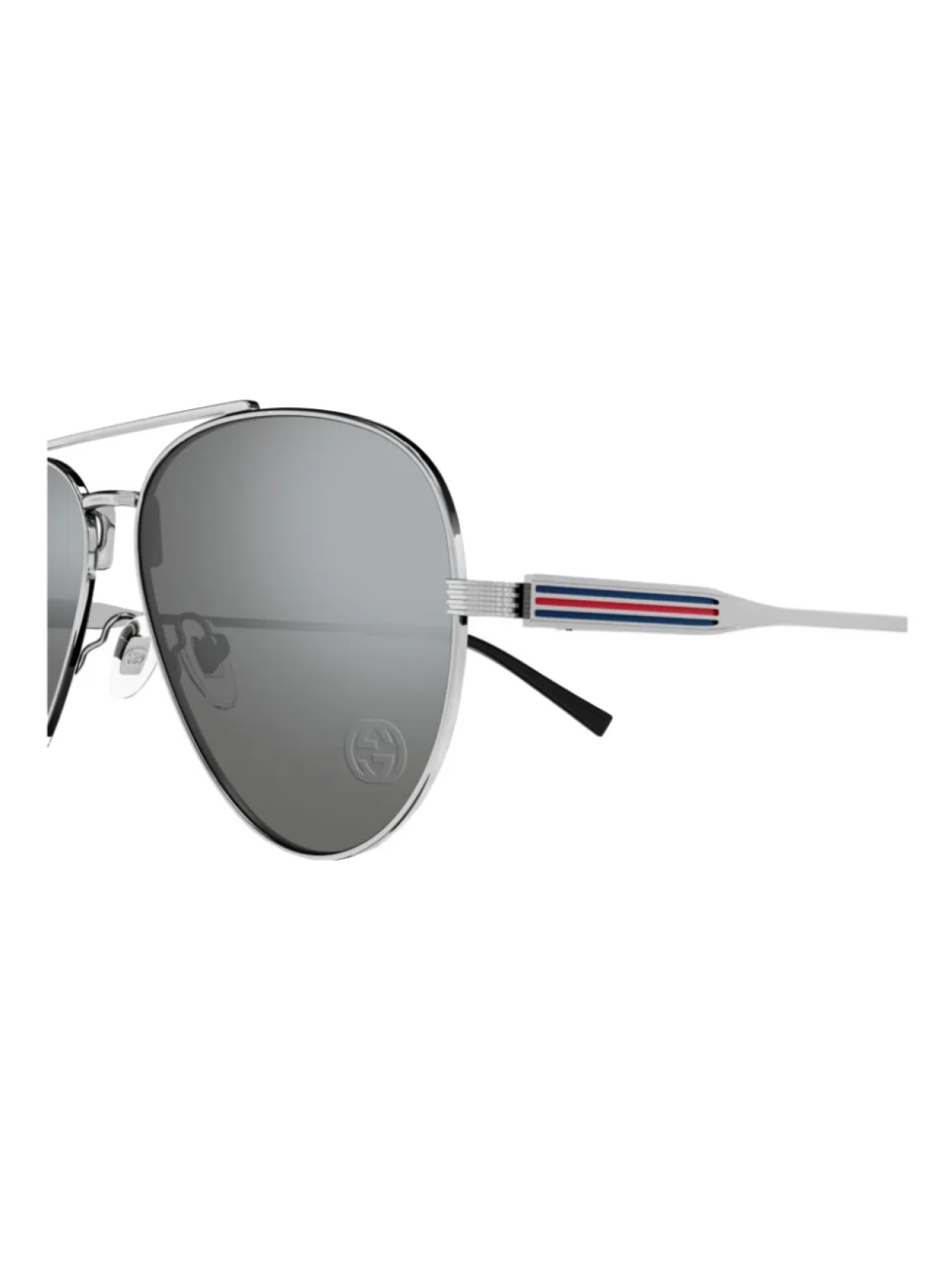 Солнцезащитные очки-пилоты Gucci Eyewear, серый — фото 3