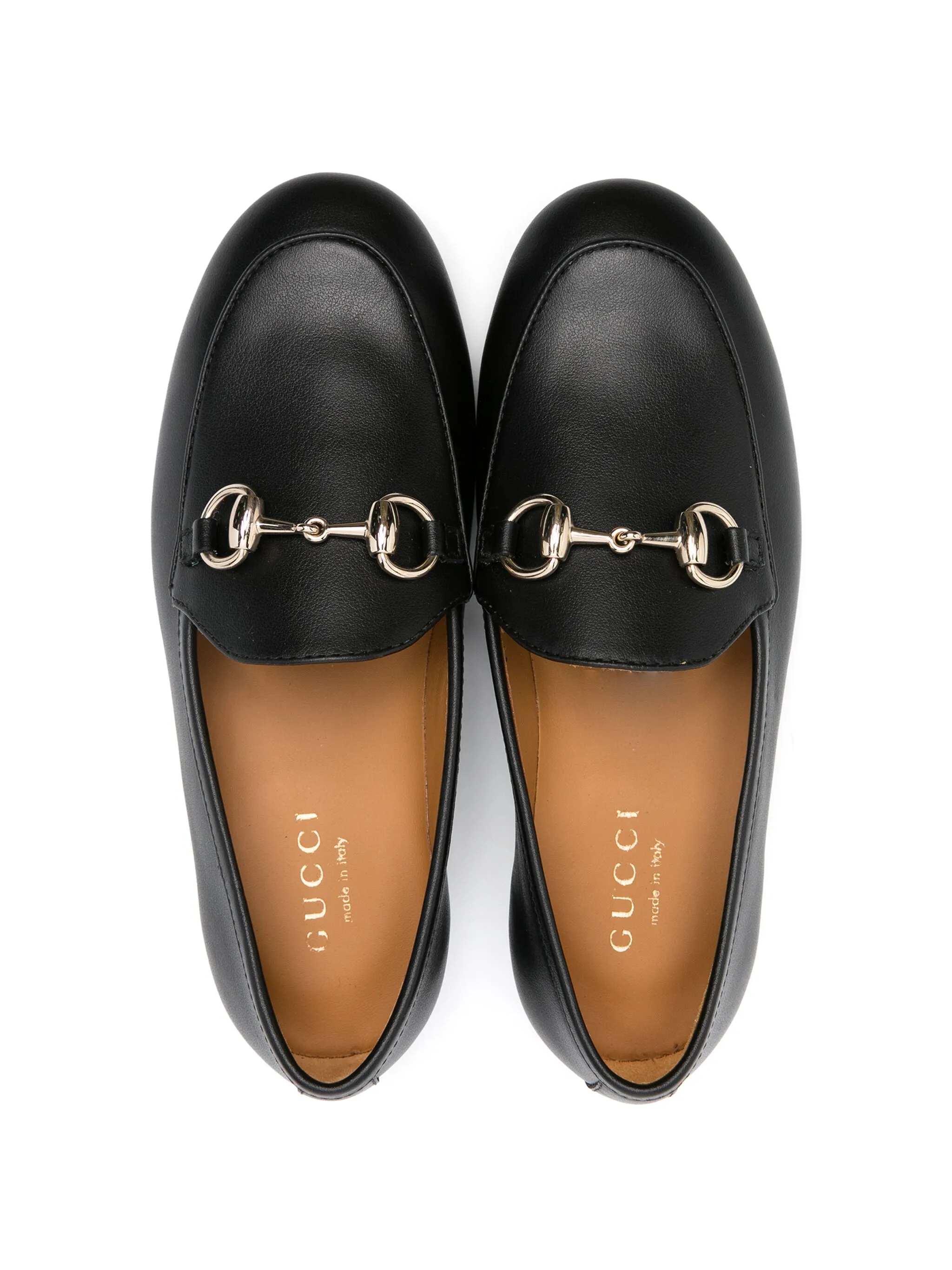 Лоферы Horsebit Gucci Kids, черный — фото 3