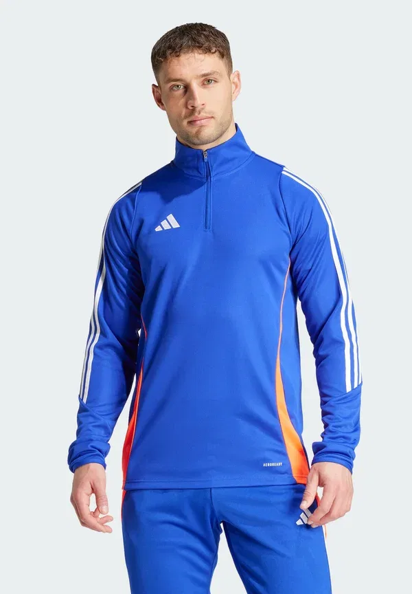 Тренировочная футболка с длинным рукавом Adidas Performance Tiro24, цвет ярко-синий/белый/солнечный красный