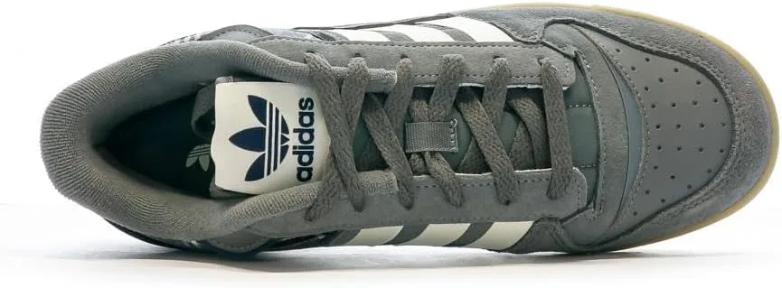 Мужские повседневные кроссовки Adidas Forum Exhibit Low 2 IF9956 серого цвета — фото 4