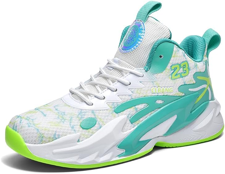 

Баскетбольные кроссовки для мальчика, легкие модные кеды Jevaloo, белый