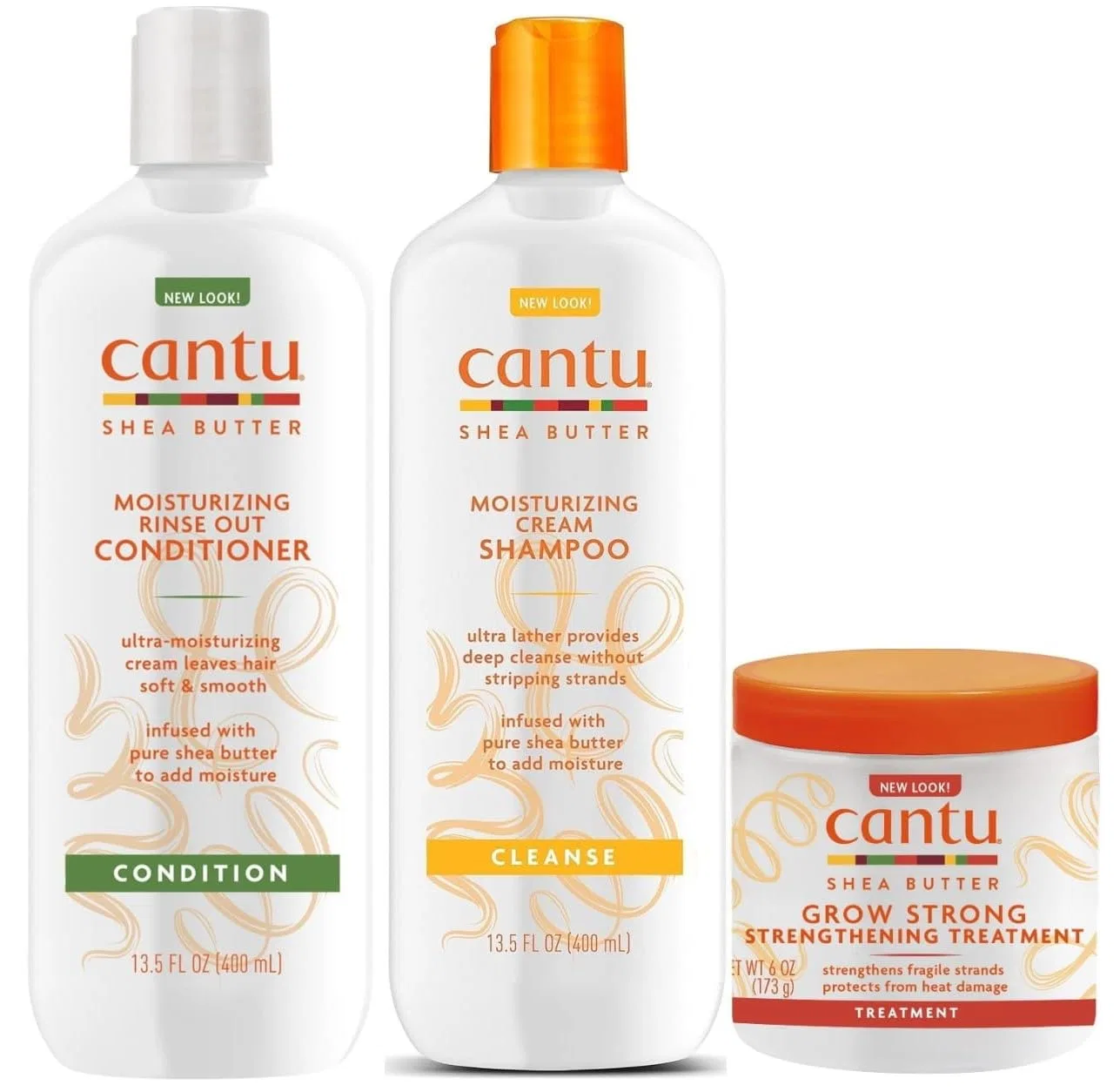 Набор средств для ухода за волосами Cantu Shea Butter (3 шт.) Cantu